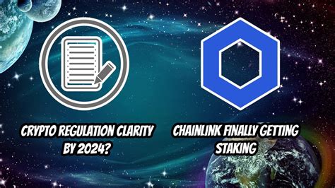 chainlink 2024 Massive ‘All-Time High’ Bitcoin Price... Crypto Regulation full clarity by 2024? Chainlink finally gets staking.